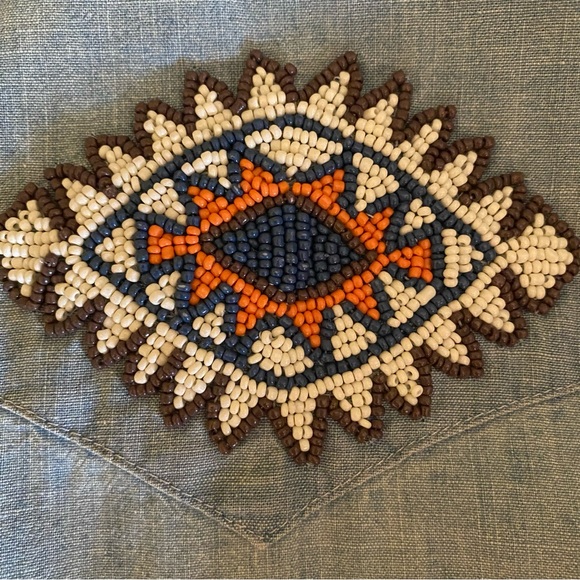 Polo RL L hand beaded snap button denim shirt - Picture 6 of 9